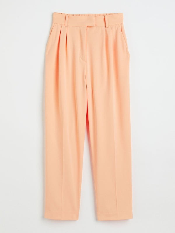 Штани прямі абрикосового кольору | 6374206