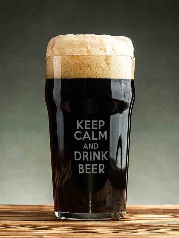 Келих для пива "Keep calm and drink beer" | 6377363