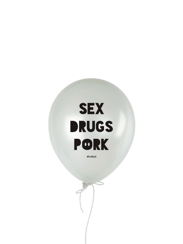 Кулька надувна "Sex Drugs Pork" | 6377876