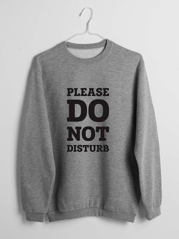 Світшот "Please do not disturb" унісекс | 6378951