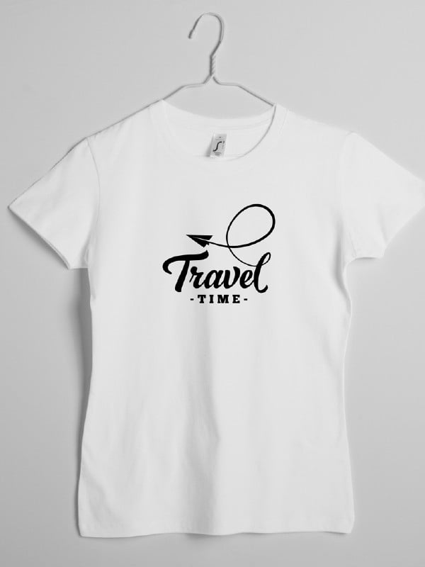 Жіноча футболка "Travel time" | 6380634