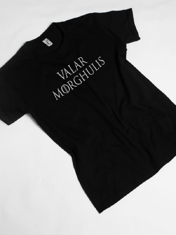 Футболка GoT "Valar morghulis" мужская | 6380666