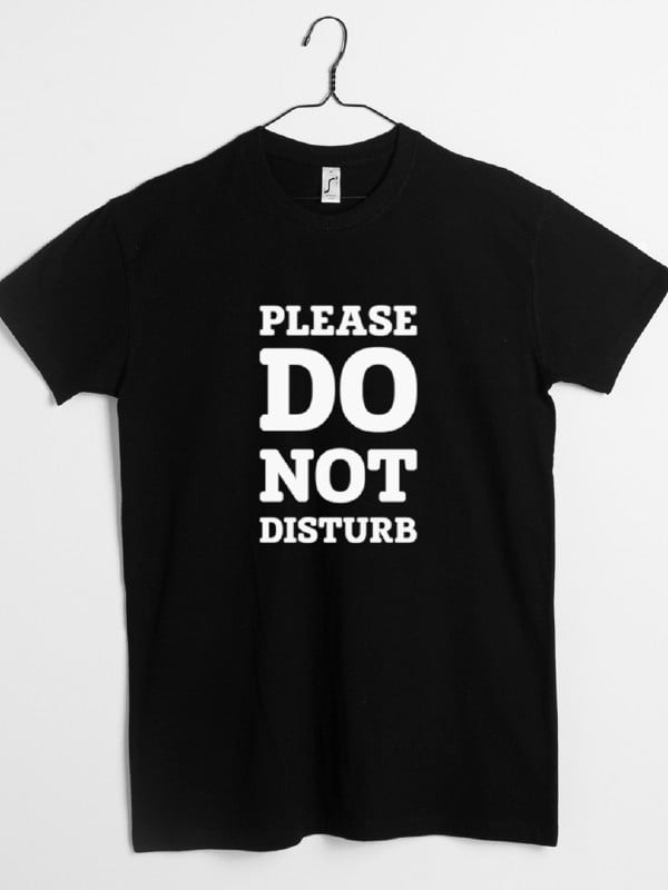 Футболка мужская "Please do not disturb" | 6380809