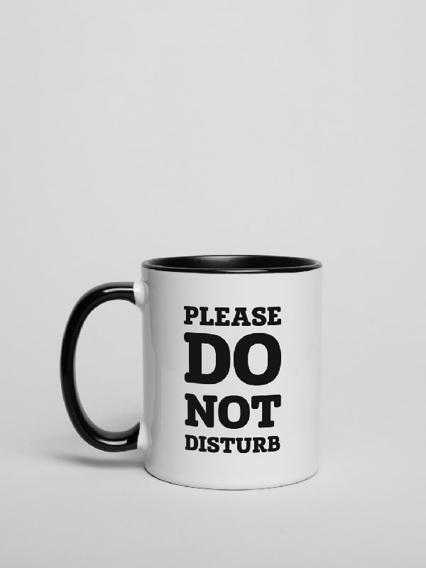 Кухоль "Please do not disturb" | 6380932