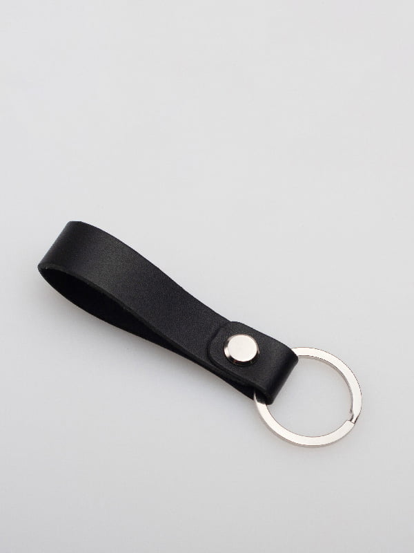 Кожаный брелок для ключей (Black/Brown) | 6380954