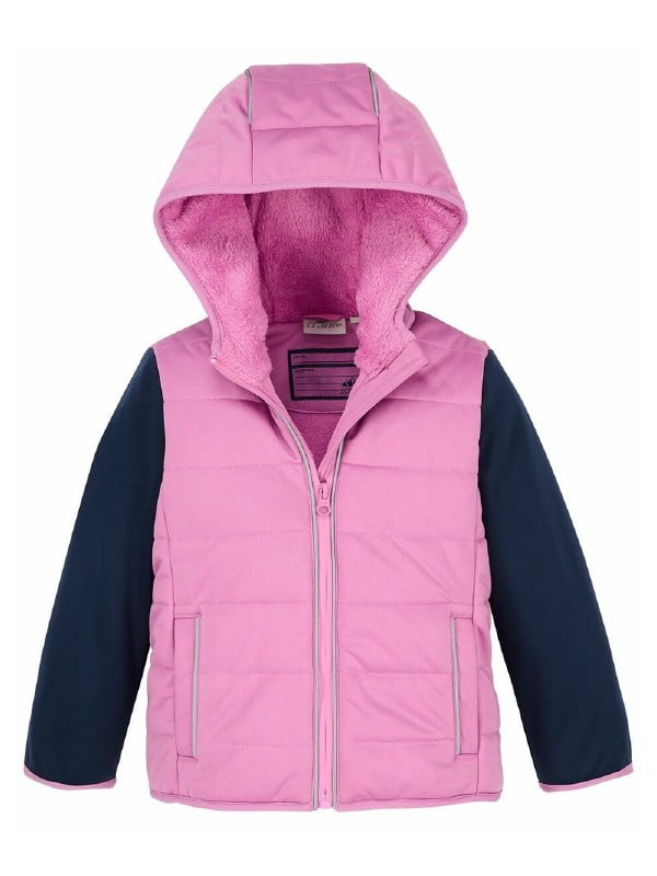 Куртка Softshell утеплена на флісовій підкладці рожева | 6371866