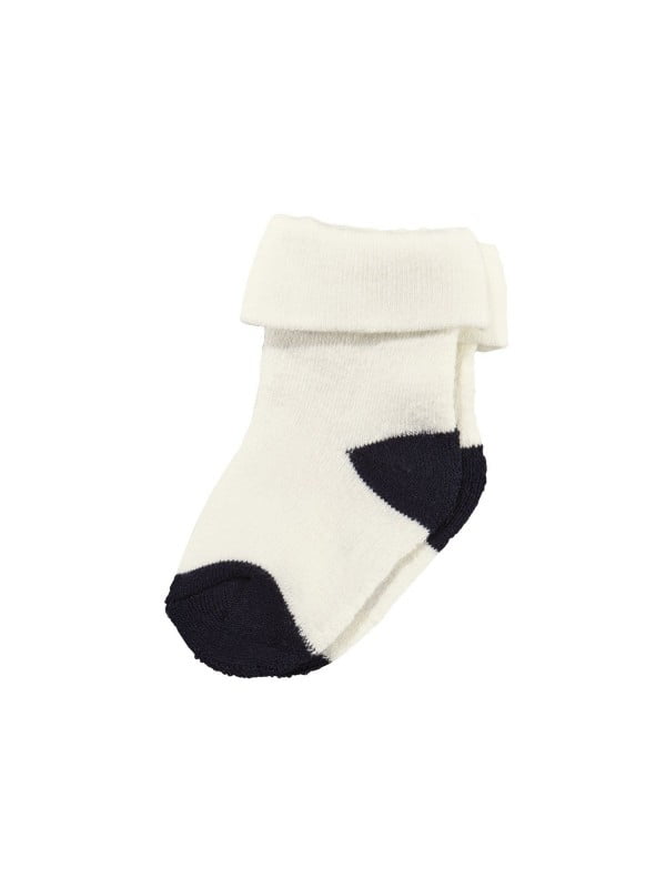 Шкарпетки махрові чорно-білі | 6372207