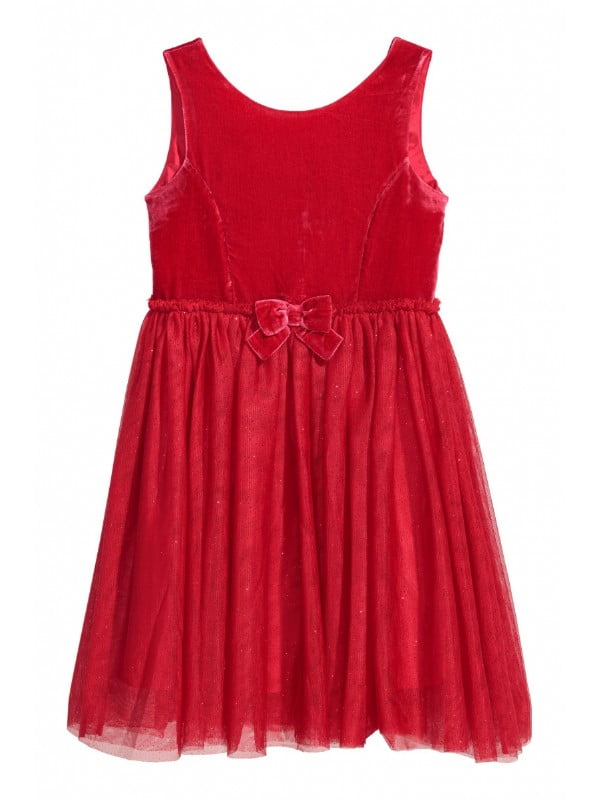 Платье красное бархатное на подкладке | 6372381