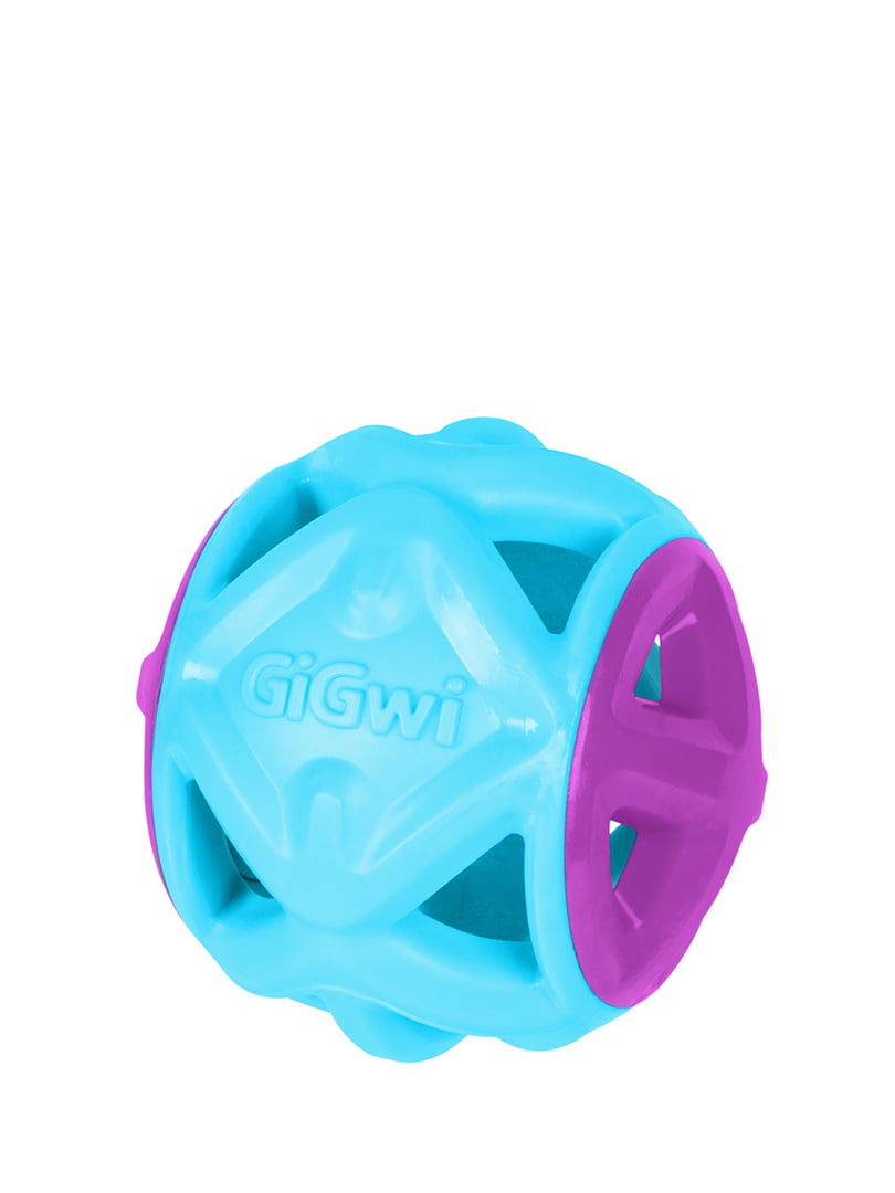 Іграшка для собак Basic М'яч, блакитний, гума, 9 см | 6390110