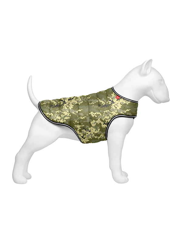 Курточка-накидка для собак, малюнок "Мілітарі", розмір XS | 6392288