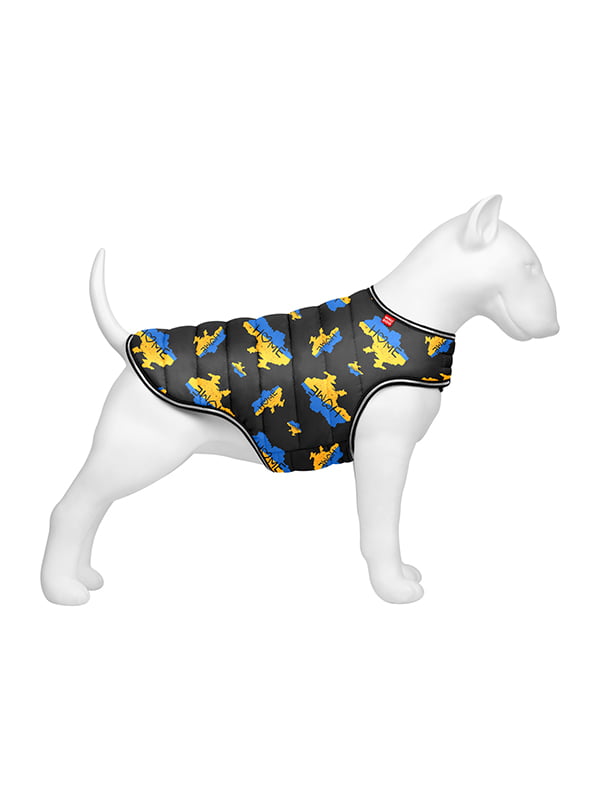 Курточка-накидка для собак, малюнок "Дім", розмір XS | 6392426