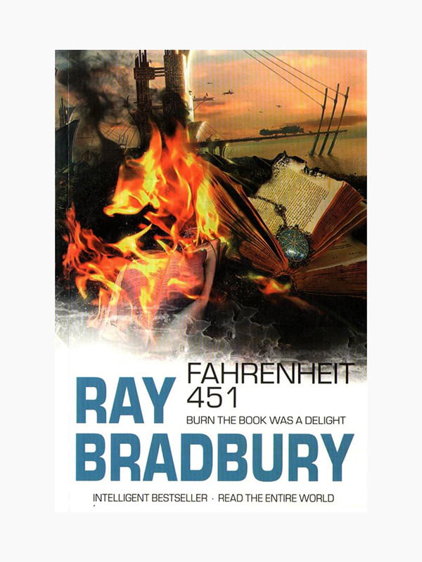Книга "Fahrenheit 451 | 451 градус за Фаренгейтом", Рей Бредбері, 144 стор., англійська мова | 6394180