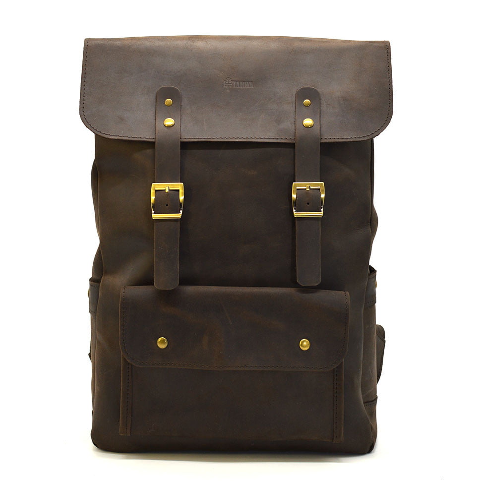 Рюкзак із натуральної шкіри RC-9001-4lx TARWA, 42×33×12 | 6265555