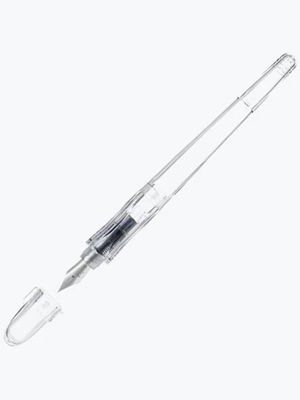 Перьевая ручка прозрачная с японским пером (экстра-тонкое (EF) | 6399669