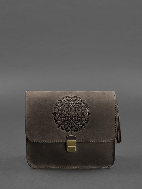 Бохо-сумка темно-коричнева | 6401847