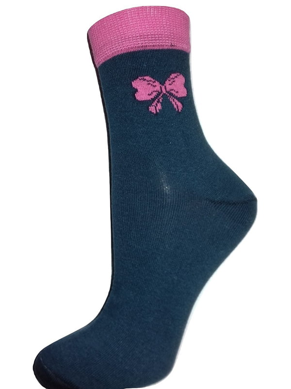 Шкарпетки сині з принтом | 6425491