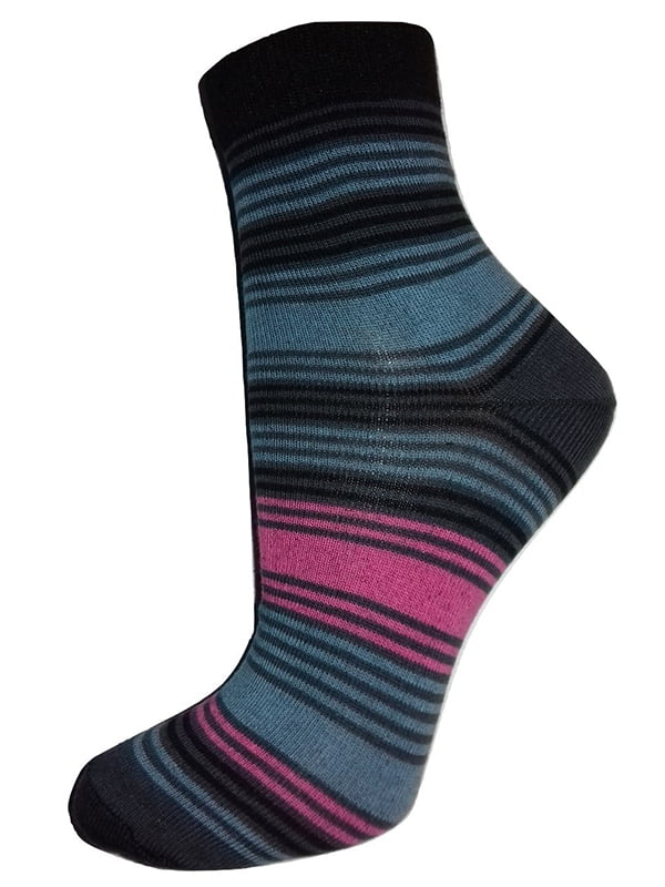 Шкарпетки різнокольорові в смужку | 6425508