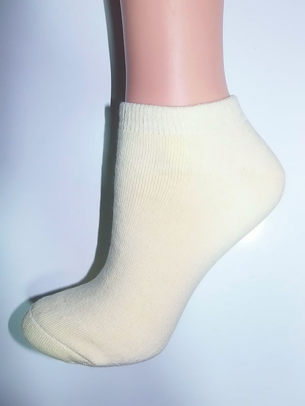 Шкарпетки короткі жовті | 6425565