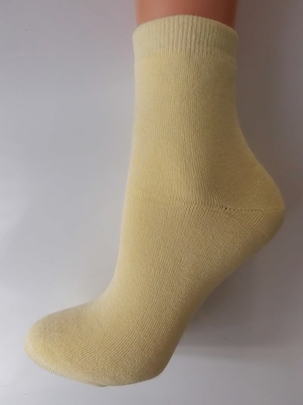 Шкарпетки короткі жовті | 6425583