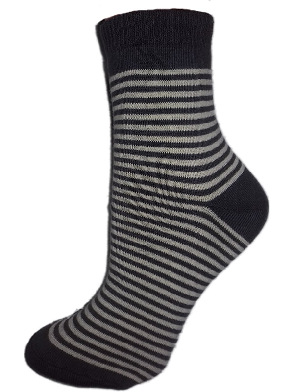 Шкарпетки сірі в смужку | 6425595