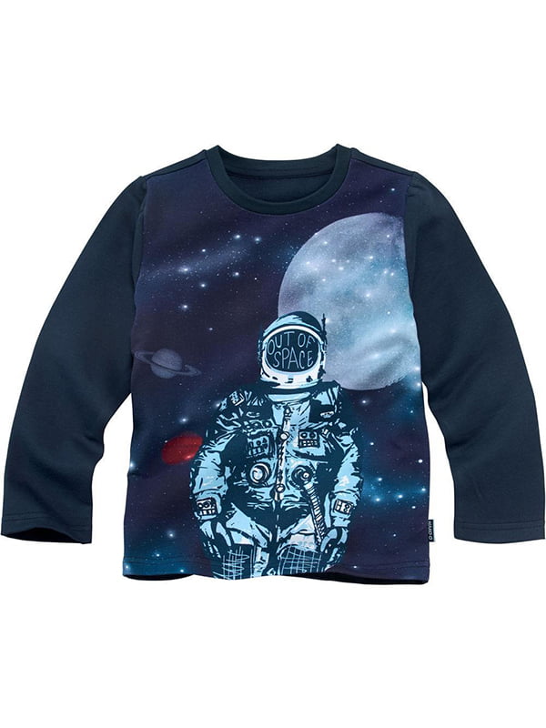 Реглан "Космонавт" синій із принтом | 6426902