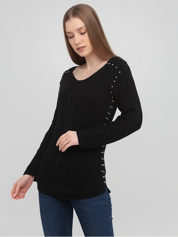 Пуловер черный | 6431995
