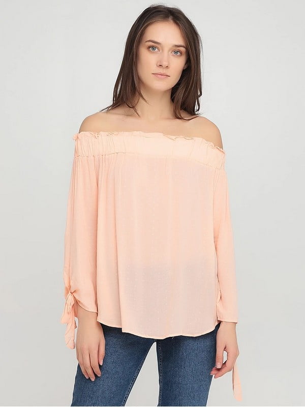 Блуза персикового кольору | 6432027