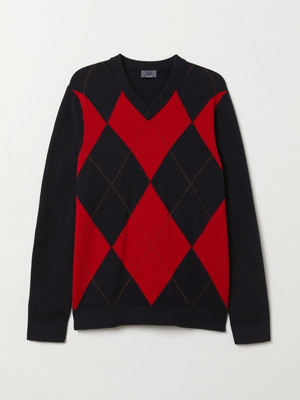 Пуловер красно-черное | 6433474