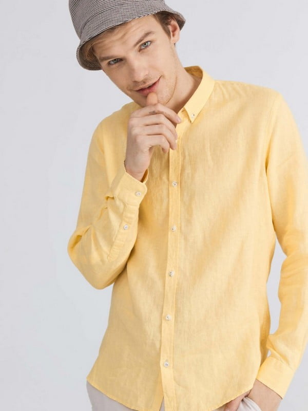 Рубашка желтая | 6433485