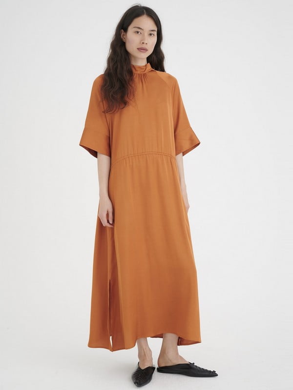 Сукня А-силуету теракотового кольору | 6434418