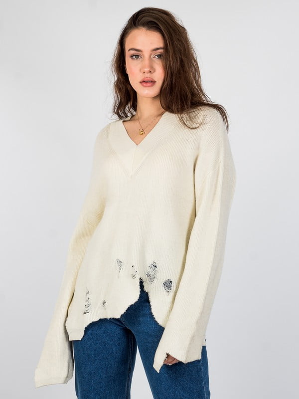 Пуловер білий | 6435144
