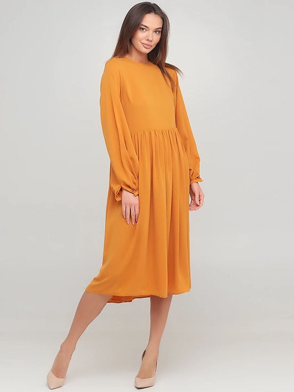 Сукня А-силуету помаранчева | 6436367