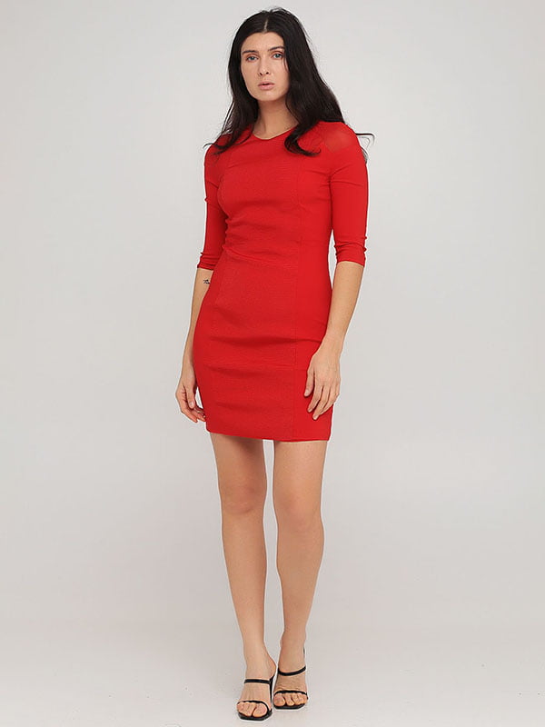 Сукня-футляр червона | 6438547