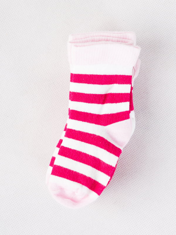 Шкарпетки рожеві в смужку | 6439397