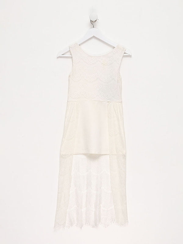 Платье-футляр белое | 6440448