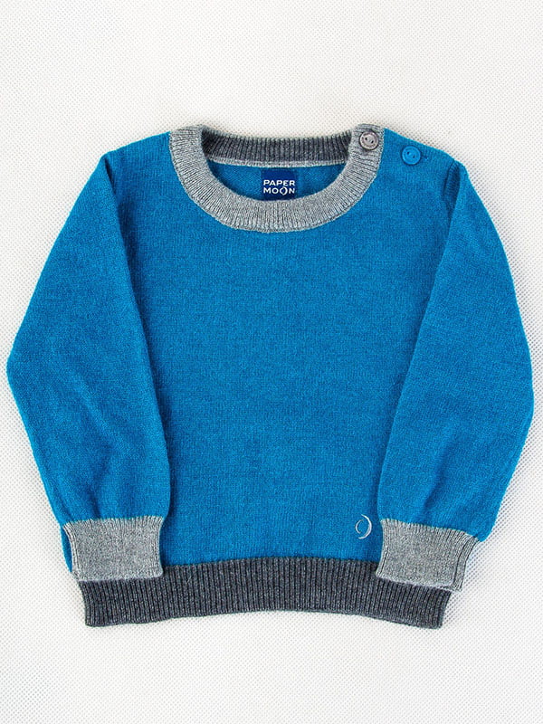 Пуловер синій | 6441967