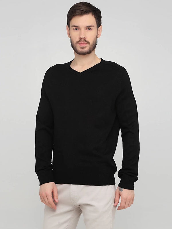 Пуловер чорний | 6442645