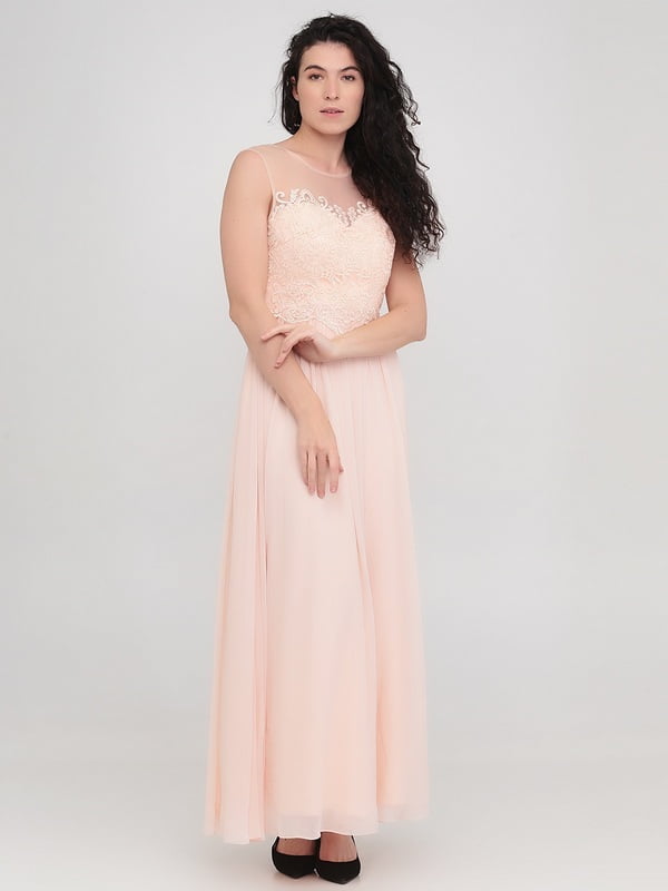 Платье персикового цвета | 6443486