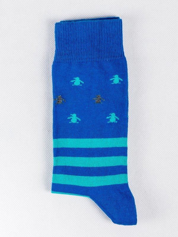 Шкарпетки блакитні в смужку | 6444969