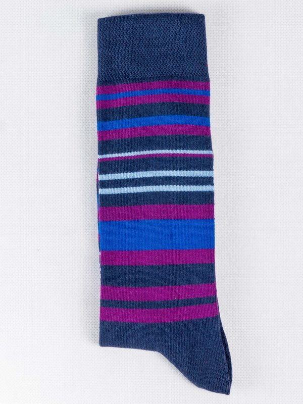 Шкарпетки сині в смужку | 6445740