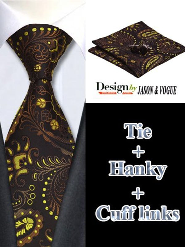 Подарочный набор: галстук, платок и запонки | 6456967
