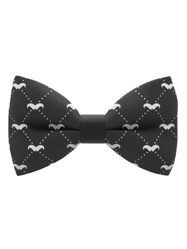 Краватка-метелик чорна з вусами | 6458507