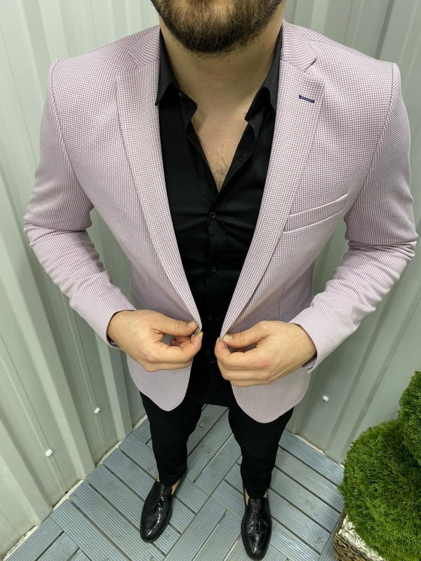 Пиджак светло-розовый | 6479502