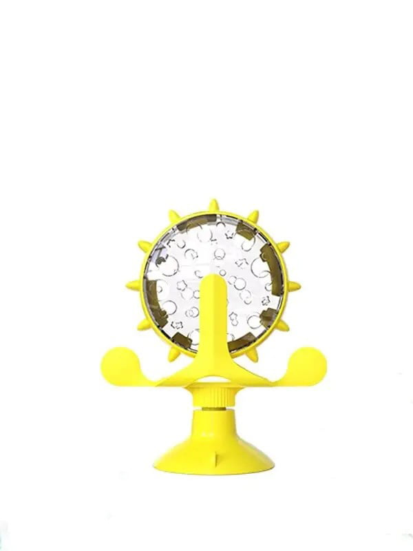 Іграшка-годівниця для тварин жовта | 6484401