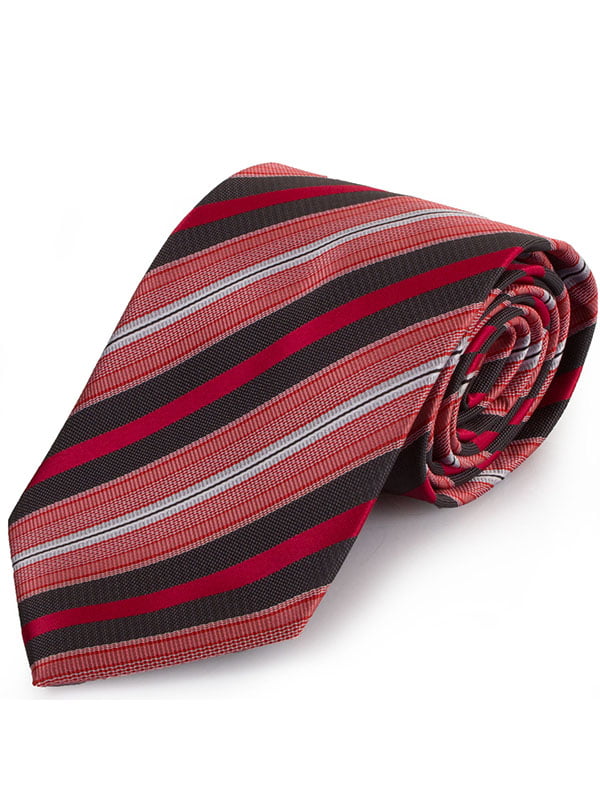 Краватка червона в смужку | 6484900