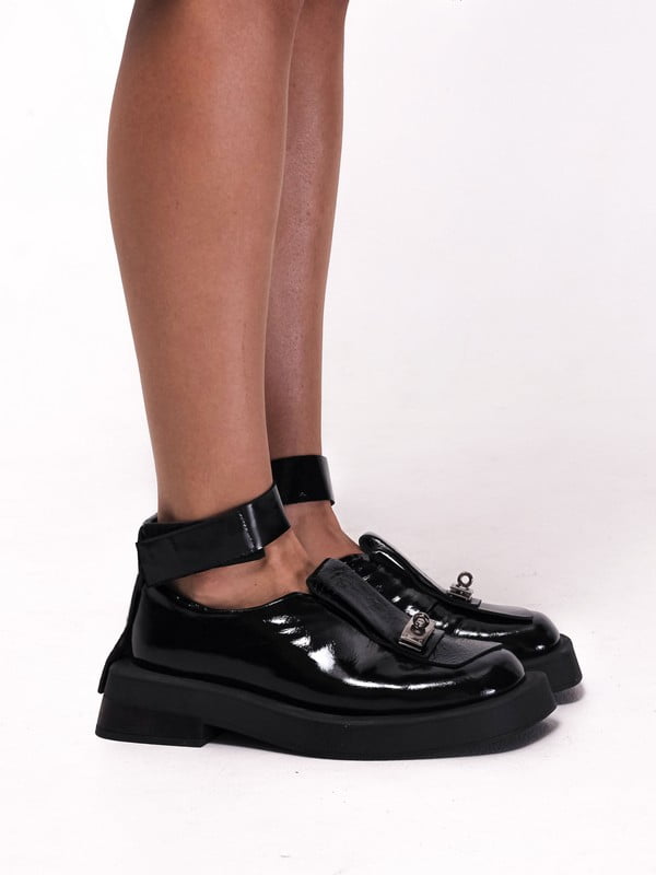 Туфли черные лаковые | 6486621