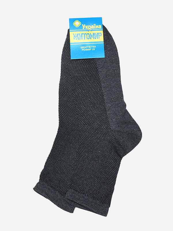Шкарпетки темно-сірого кольору | 6487954