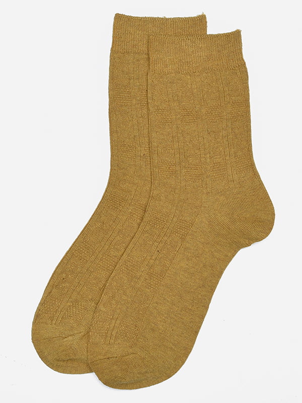Шкарпетки гірчичного кольору | 6487988