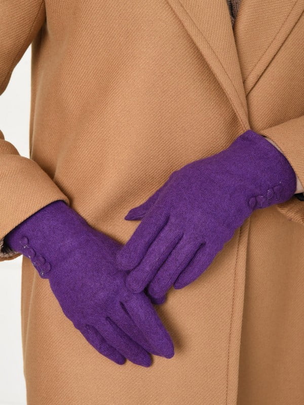 Перчатки текстильные фиолетовые | 6493473