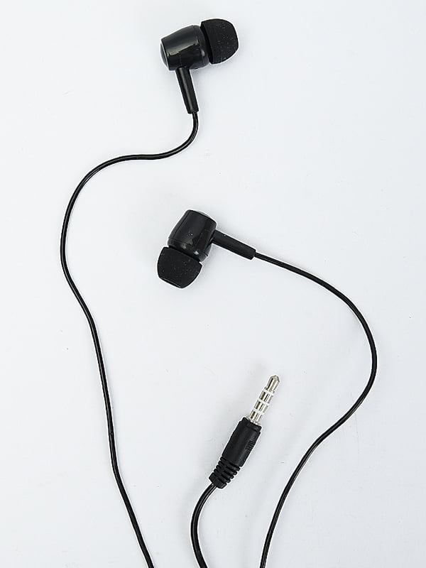 Навушники провідні чорні 3.5mm | 6497922
